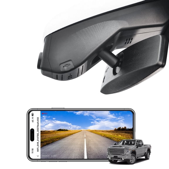 Mangoal 4K Dash Cam fit GMC Sierra 1500 2019-2021, 1500 Limited 2022, 2500 HD/3500 HD 2020-2023(Model A), Model A & Model B Vehicle Sensor Cover are Different