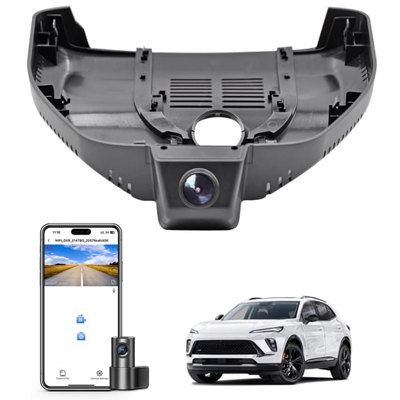 Mangoal Dash Cam 4K Front and Rear 1080p Starvis Sensor Custom Fit for Buick Envision 2024-2026(Model D), Preferred Essence Avenir, OEM Look, UHD 2160P Video, GPS, 128GB Card