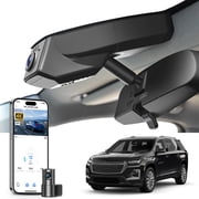 Mangoal Dash Cam Front 4K and Rear 1080p Custom Fit for Chevy 2th Gen Traverse 2016-2023 (Model B), OEM Look, WiFi &amp; App, G-Sensor, Loop Recording, GPS, 128GB Card