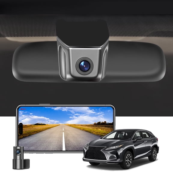 Mangoal Dash Cam Front 4K and Rear 1080p Custom Fit for Lexus RX 2016-2022 (Model A),RX350 RX 450h and etc,OEM Look, UHD 2160P Video,Parking Model, Easy to Install, 128GB Card