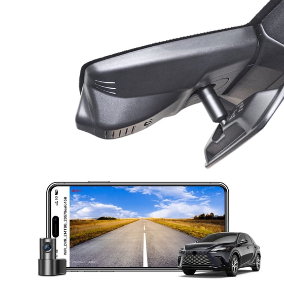 Mangoal Dash Cam Front 4K and Rear 1080p Custom Fit for Lexus RX 2023-2026(Model C), RX 350 350h 450h 500h Premium Luxury F Sport etc, OEM Look, Parking Mode, 128GB Card
