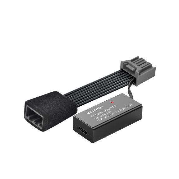 Mangoal Dashcam Power Adapter 16 Pin (Model B) Custom for Select Honda Models Pilot, Ridgeline, Hide The Wires, Connects to Overhead Console(Hidden)