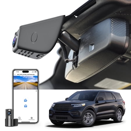 Mangoal Front 4K & Rear 1080p Dash Cam Fit for Ford Explorer U625 2020-2024, Base XLT ST_Line Limited Timberline Platinum King Ran(Model A), WiFi & App, GPS, 128GB Card