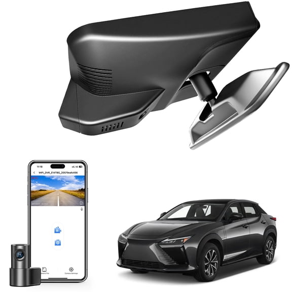 Mangoal Front 4K and Rear 1080p Dash Cam Starvis Sensor Custom fit for Lexus RZ 2023 2024 2025 2026, 300e 450e Premium Luxury, OEM Look, Easy to Install, GPS, 128GB Card