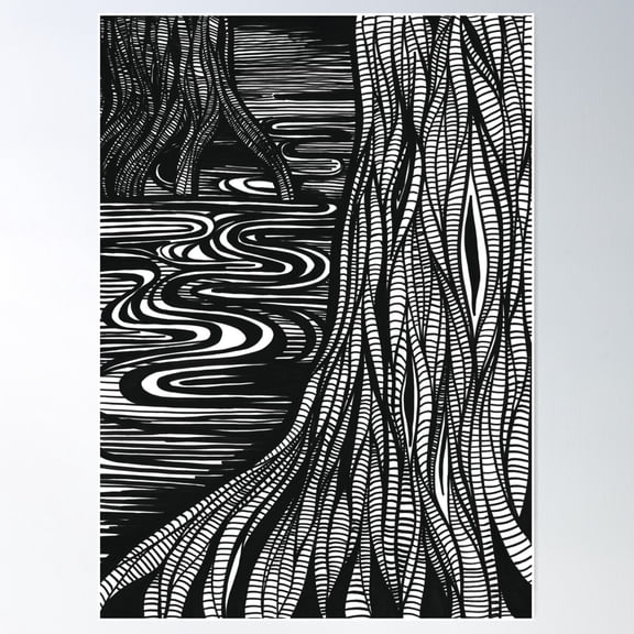 Mangrove Forest Poster, 16x24 UNFRAMED