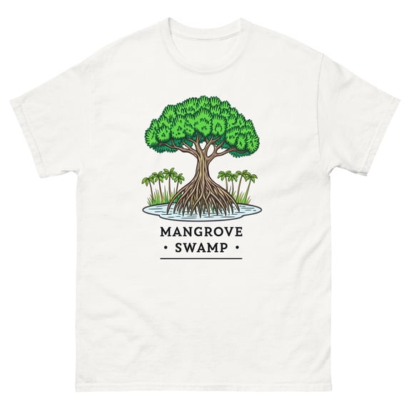 Aec Tech Landscape Mangrove Swamp Geographical Landscape Location Scenery T-Shirt ...