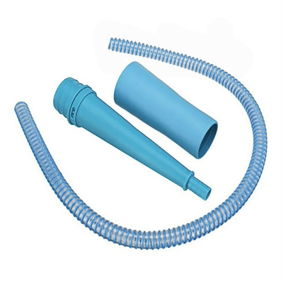 Mangt - Flexible Vacuum Hose Dryer Lint Attachment Tool Universal - Blue 1 Pack