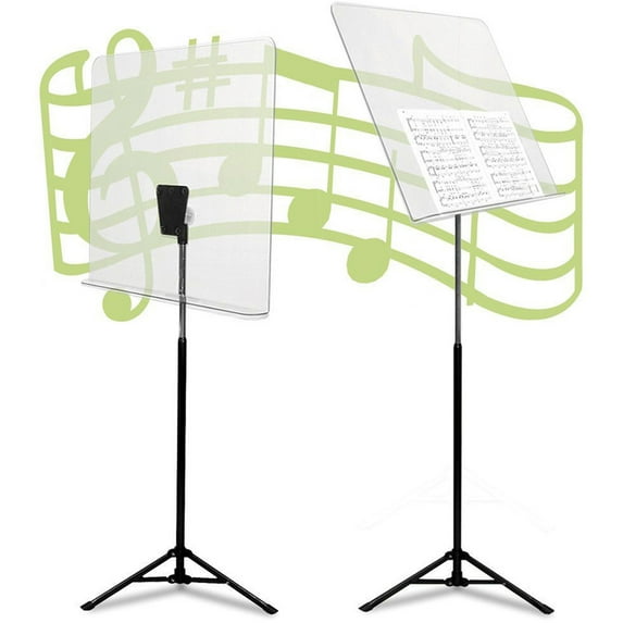 Manhasset Model #2000 Acoustic Shield, Clear Lexan Polycarbonate