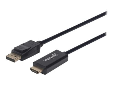 Manhattan 1m DisplayPort 1.2 to HDMI Cable 153195