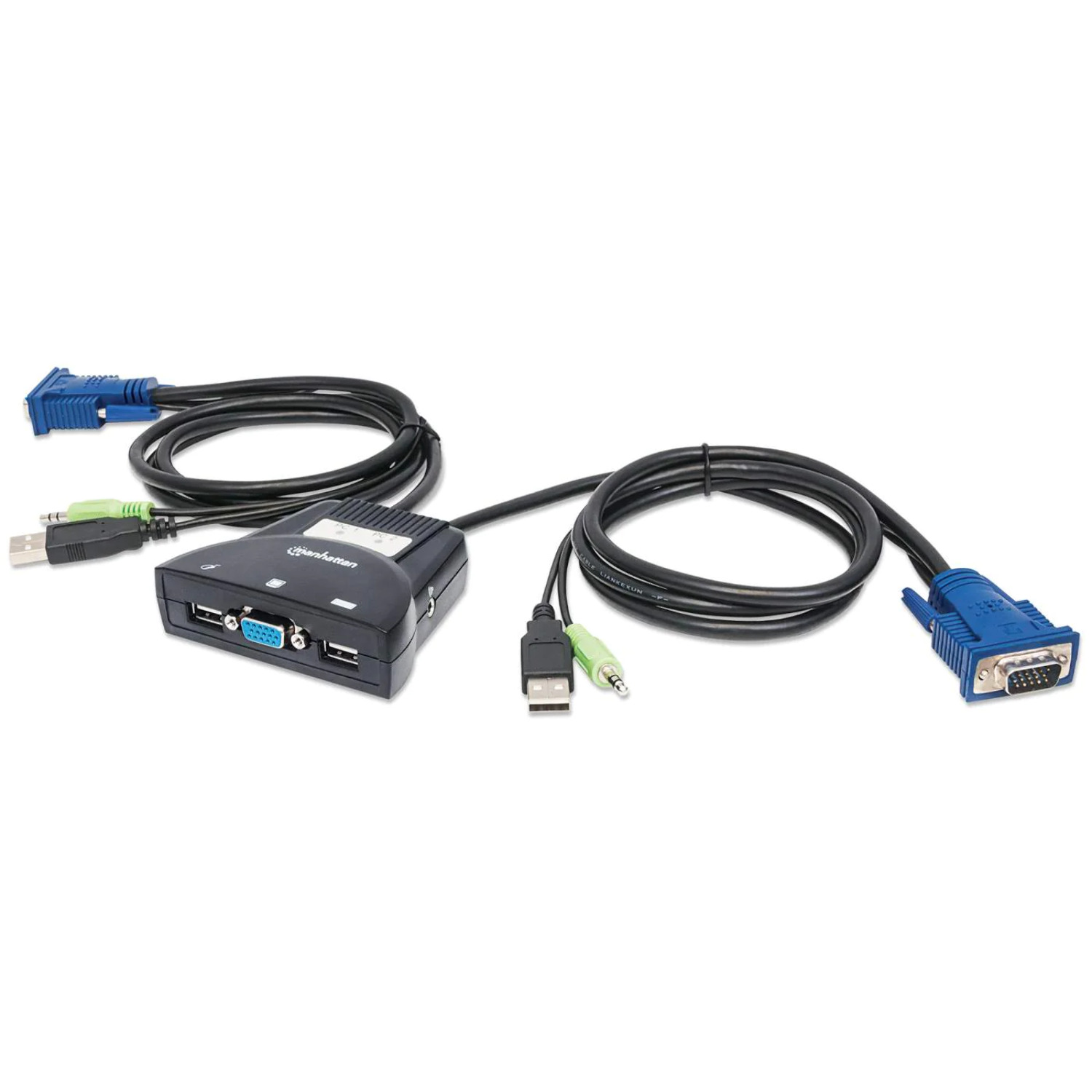 Manhattan 2Port Mini KVM Switch
