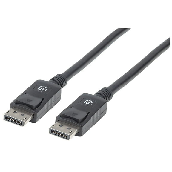 Manhattan 307116 6.6ft DisplayPort Monitor Cable - Black
