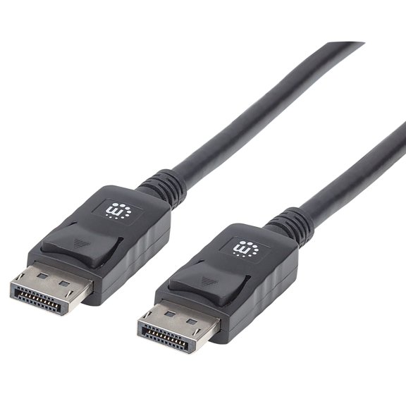 Manhattan 4K at 60 Hz DisplayPort Monitor Cable, 6.6 Feet