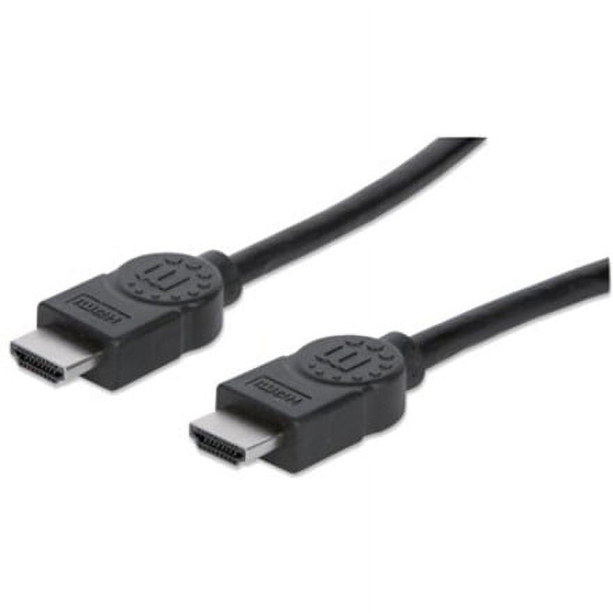 Manhattan HDMI Male to Male High-Speed Shielded Cable (50-Feet, Black)