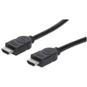 Manhattan HDMI Male to Male High-Speed Shielded Cable (50-Feet, Black)