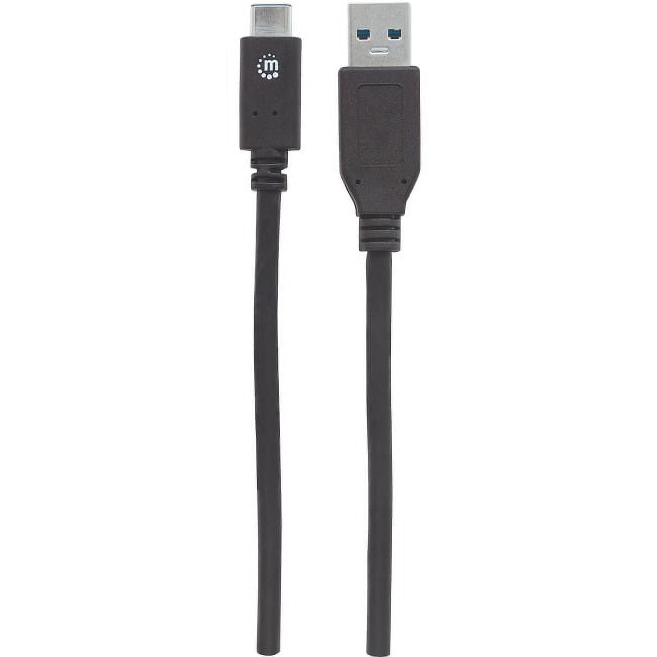 Manhattan 353373 3ft SuperSpeed+ USB 3.1 Gen2 A Male to C Male Cable ...