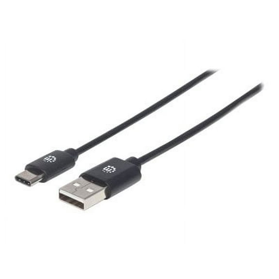 Manhattan 354936 USB-C Male to USB-A Male Cable, 10ft