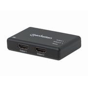 Manhattan 4K 2-Port HDMI Splitter 4K@30Hz, AC Powered, Black