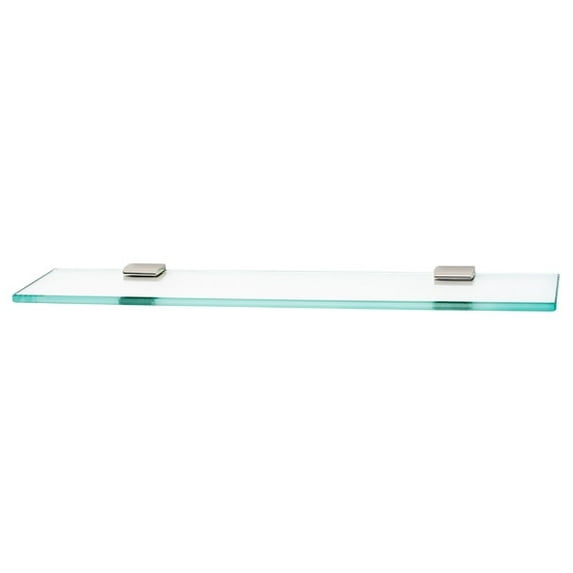 Manhattan Bathroom Shelf, Polished Nickel, 24"