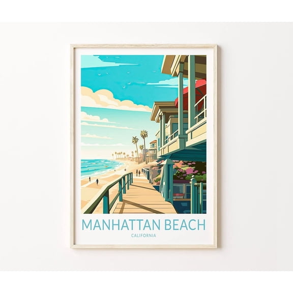 Manhattan Beach California Travel Home Decor