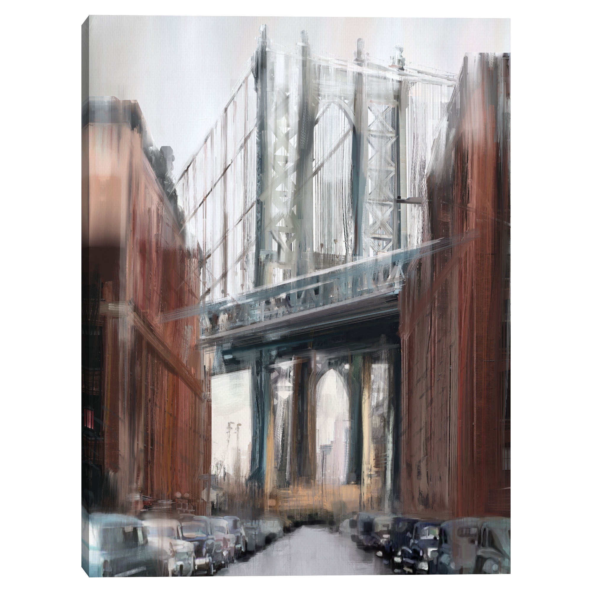 Manhattan Bridge by Studio Arts Canvas Art Print