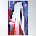 thumbnail image 1 of Manhattan By Georgia O'Keeffe Poster Wall Art, Modern Wall Decor For Living Room Bedroom, 8x12 UNFRAMED, 1 of 2