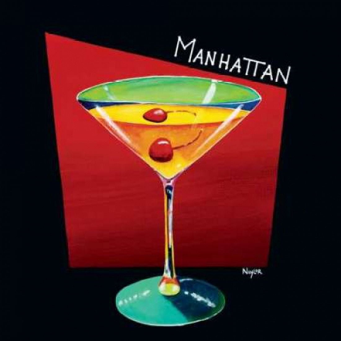 Manhattan Canvas Art - Mary Naylor (24 x 24)
