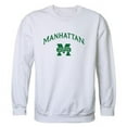 thumbnail image 1 of Manhattan College Jaspers Campus Crewneck Sweatshirt, White - Medium, 1 of 1