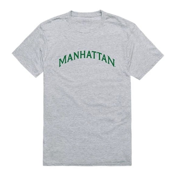 Manhattan College Jaspers Game Day T-Shirt, Heather Grey - Extra Large