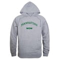 thumbnail image 1 of Manhattan College Jaspers Mom Hoodie, Heather Grey - Small, 1 of 1