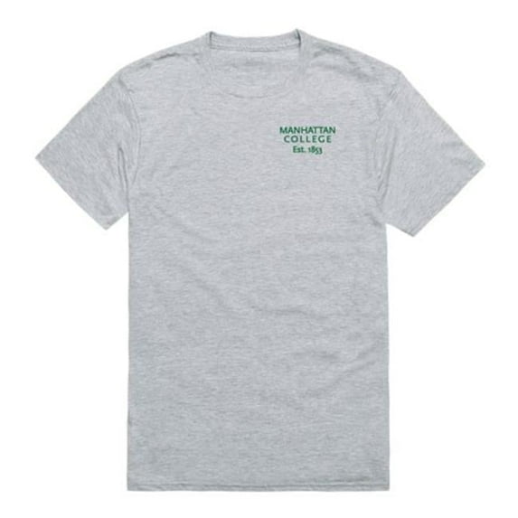 Manhattan College Jaspers Practice T-Shirt, Heather Grey - Medium