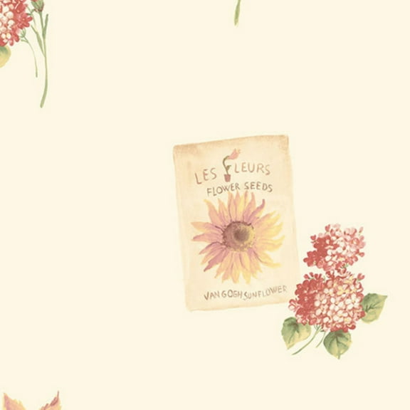 Manhattan Comfort Accentuations Sebastian Floral Wallpaper