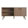 thumbnail image 1 of Manhattan Comfort Amber 53.7" TV Stand with Faux Leather Handles in Nature, 1 of 10