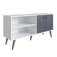 thumbnail image 1 of Manhattan Comfort Amber Engineered Wood TV Stand for TVs up to 50" in Blue, 1 of 9