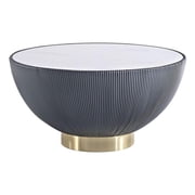 Manhattan Comfort Anderson Coffee Table with Steel Frame in Gray