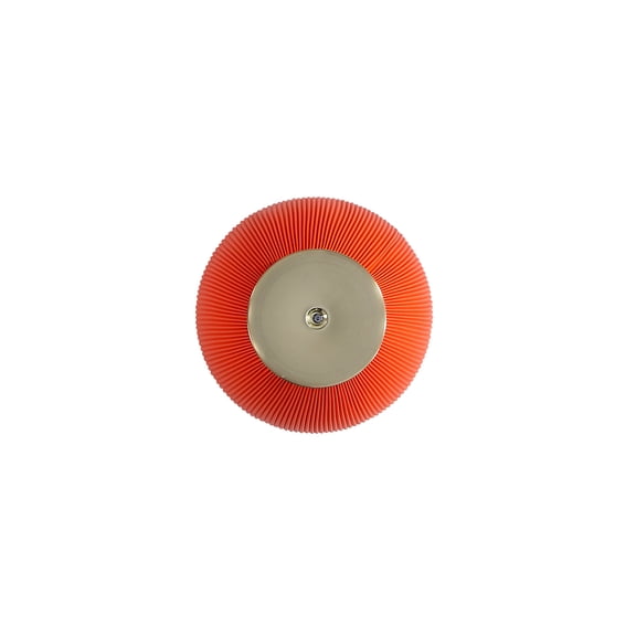 Manhattan Comfort Anderson End Table 2.0 with Steel Frame in Orange - Set of 2