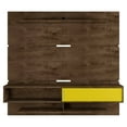 thumbnail image 1 of Manhattan Comfort Astor 71" Wood Floating Entertainment Center in Brown/Yellow, 1 of 3