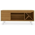 thumbnail image 1 of Manhattan Comfort Baxter Mid-Century- Modern 53.54" TV Stand with Wine Rack in Cinnamon, 1 of 3