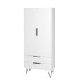 thumbnail image 1 of Manhattan Comfort Beekman 67.32 Tall Cabinet with 6 Shelves in White, 1 of 5