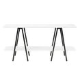 thumbnail image 1 of Manhattan Comfort Celine Side Table Console from Engineered Wood in White, 1 of 6