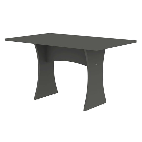 Manhattan Comfort Coney 53.14" Mid-Century Modern Dining Table in Gray