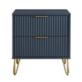 thumbnail image 1 of Manhattan Comfort DUMBO 2.0 Nightstand made from Engineered Wood - Midnight Blue, 1 of 11