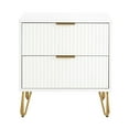 thumbnail image 1 of Manhattan Comfort DUMBO 2.0 Nightstand made from Engineered Wood - Olive Green, 1 of 11