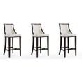 thumbnail image 1 of Manhattan Comfort Fifth 31.5" Faux Leather Barstool in White (Set of 3), 1 of 2