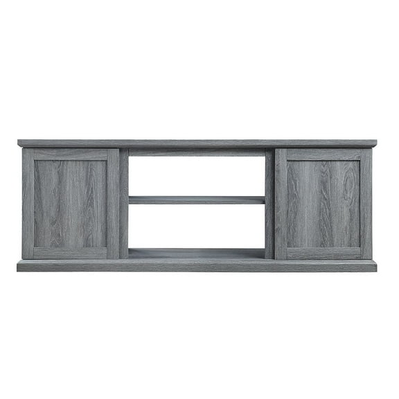 Manhattan Comfort Franklin 2-Door Wood TV Stand for TVs up to 56" in Gray