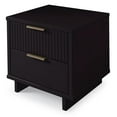 thumbnail image 1 of Manhattan Comfort Granville Engineered Wood Nightstand 2.0 in Black, 1 of 11
