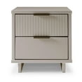 thumbnail image 1 of Manhattan Comfort Granville Engineered Wood Nightstand 2.0 in Light Gray, 1 of 11