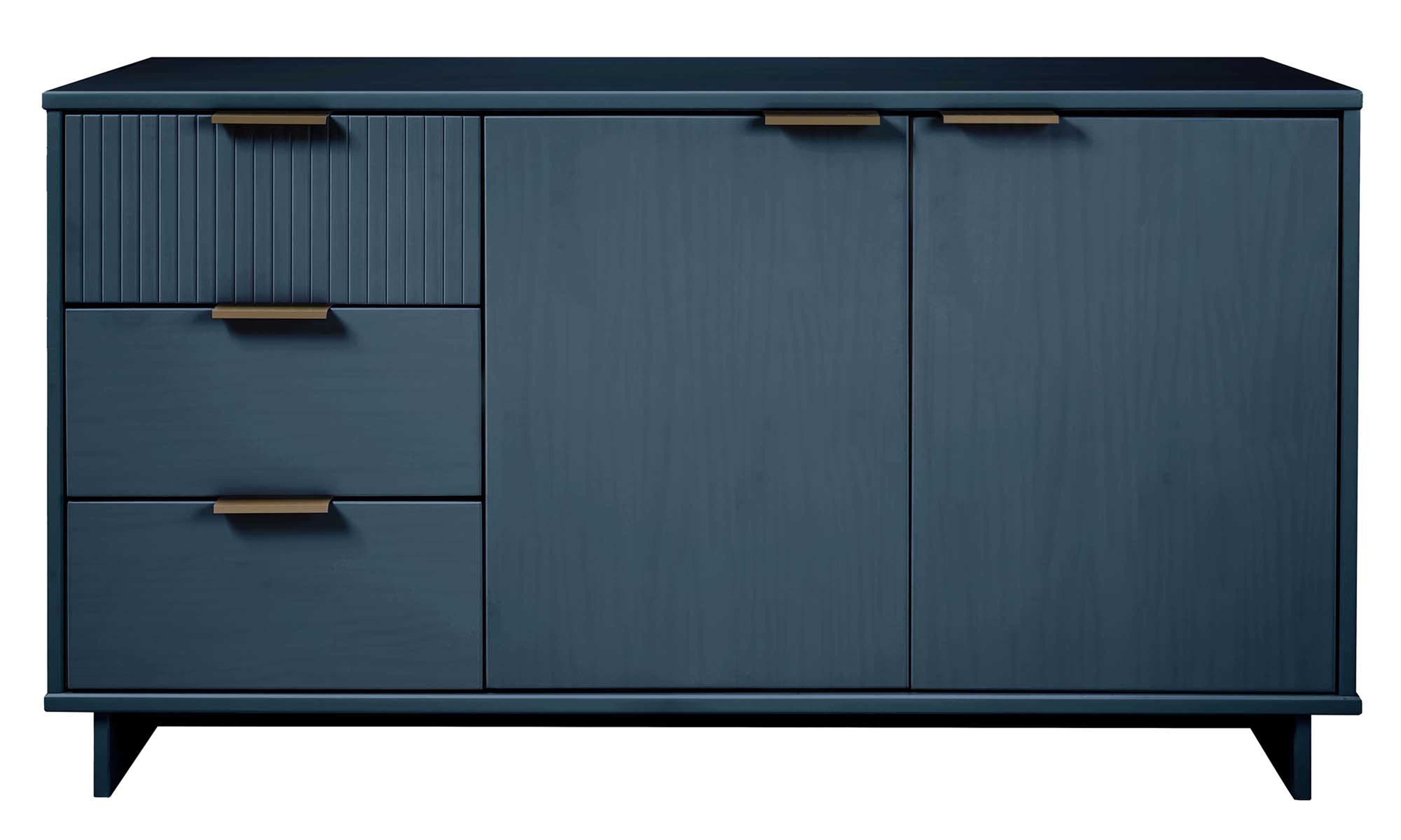 Granville 55" Midnight Blue MDF Modern Sideboard