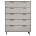 thumbnail image 1 of Manhattan Comfort Granville Tall Engineered Wood Dresser in Light Gray, 1 of 11