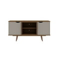 thumbnail image 1 of Manhattan Comfort Hampton Wood TV Stand for TVs up to 46" in Maple/Off White, 1 of 11