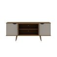 thumbnail image 1 of Manhattan Comfort Hampton Wood TV Stand for TVs up to 55" in Maple/Off White, 1 of 11